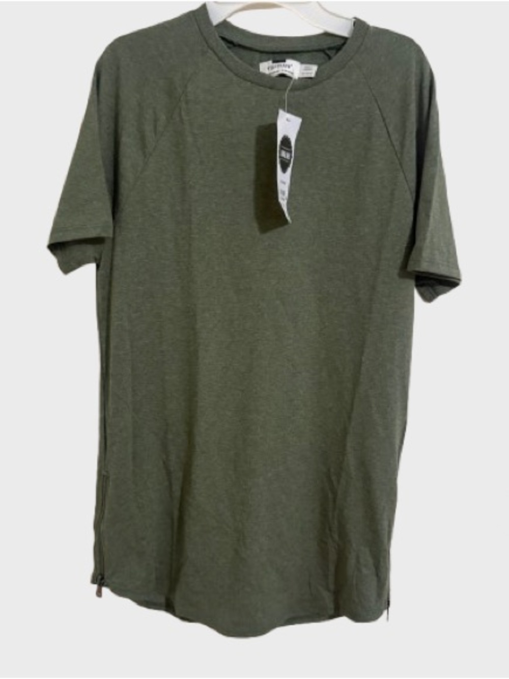 Topman Olive Short Sleeve Crewneck Tee